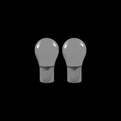 3A Racing Chrome Coated 15S Single Base 12 Volt Globes, Red Light