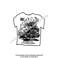 Mighty Monaro Ed "Big Daddy" Roth Monster White T-Shirt Large