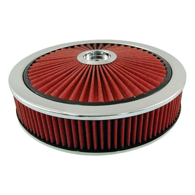 Extreme Air Cleaner Assembly 14” X 3”, Red Filter Element, Performance