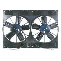 Cal Custom Dual 11" High Output Electric Universal Puller Fan 2800CFM 12VOLT