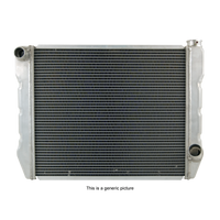 Cal Custom Chevy Aluminium Radiator 19" X 26" Universal