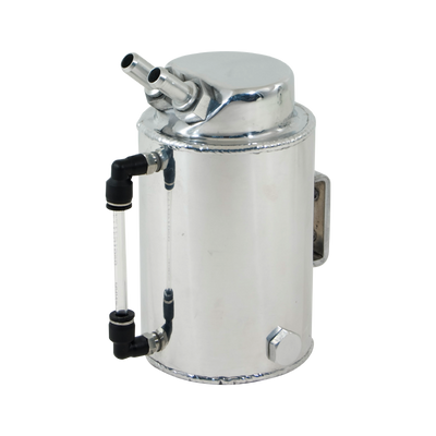 Cal Custom 1 Litre Round Aluminium Oil Catch Tank