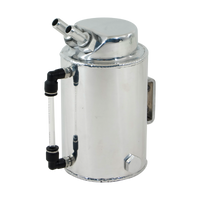 Cal Custom 2 Litre Round Aluminium Oil Catch Tank