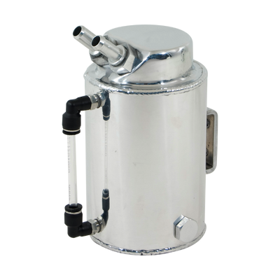 Cal Custom 2 Litre Round Aluminium Oil Catch Tank