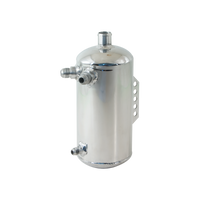 Cal Custom 2 Litre Round Water Tank Polished Aluminium