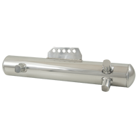 Cal Custom Cylinder Water Tank Polished Aluminium