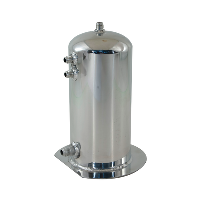 Cal Custom 2.5 Litre Surge Tank Single Outlet Polished Aluminium