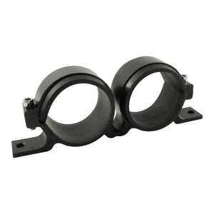 Calflow Dual 60mm Fuel Pump Bracket Suits Bosch 044 Style Pump - Black
