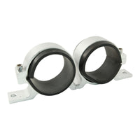 Calflow Dual 60mm  Fuel Pump Bracket Suits Bosch 044 Style Pump - Silver