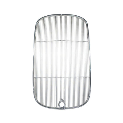 Cal Custom Ford Model B 1932 Radiator Grille Insert With Crank Hole Polished Stainless Steel