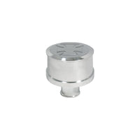 Cal Custom Chromed Aluminium Push-In Breather Cap Iron Cross Design, Valve Cover