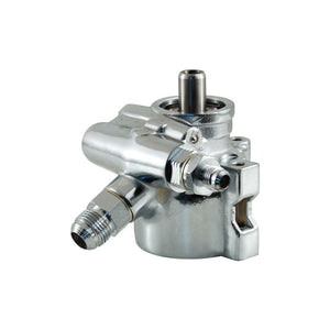 Cal Custom Chrome Power Steering Pump GM Type 2 (Saginaw Tc Series) Universal