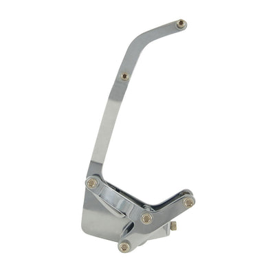 Cal Custom Air Conditioning Bracket SB Chev Short Water Pump Chrome Plated