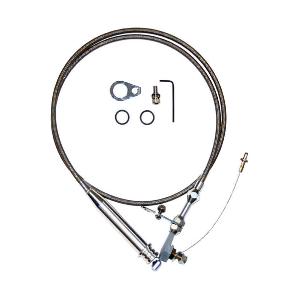 4L60 Braided Stainless Steel Flexible Kickdown Cable Kit - Performance ...