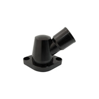 SBC BBC Black Anodised Aluminium 45 Degree Swivel Neck Thermostat Housing 350 454