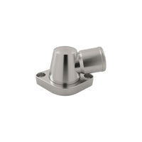 SBC BBC Clear Anodised Aluminium 90 Degree Swivel Neck Thermostat Housing 350 454