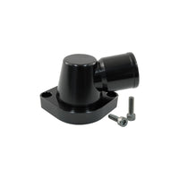 Cal Custom GM LS1 LS2 Swivel Neck Thermostat Housing Black Anodised Aluminium 90 Degree