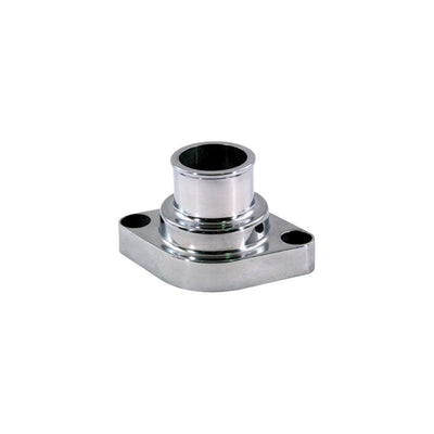 SBC BBC Chev Polished Aluminium Straight Up Swivel Neck Thermostat Housing 327 350 454 396