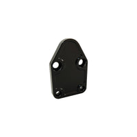 Fuel Pump Block Off Plate Small Block Chev Black Anodised Billet Aluminium