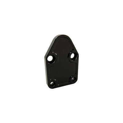 Fuel Pump Block off Plate Small Block CHEV Black Anodised Billet Aluminium