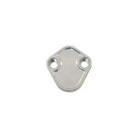 Fuel Pump Block off Plate Windsor 289 302 351 Clear Anodised Billet Aluminium