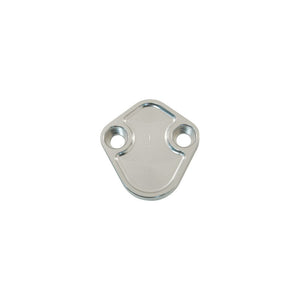 Fuel Pump Block off Plate Windsor 289 302 351 Clear Anodised Billet Aluminium