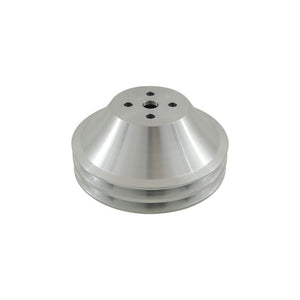 SB Chev Aluminium Water Pump Pulley 2 Groove suits Short Water Pump