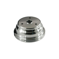CAL CUSTOM SB CHEV ALUMINIUM CRANKSHAFT PULLEY 1 GROOVE LONG WATER PUMP SBC 327 305 350