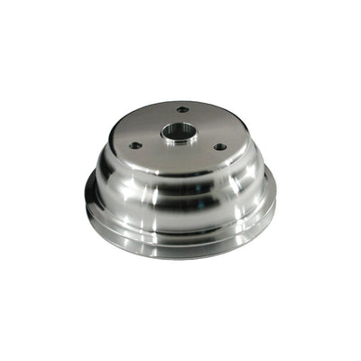 CAL CUSTOM SB CHEV ALUMINIUM CRANKSHAFT PULLEY 1 GROOVE LONG WATER PUMP SBC 327 305 350