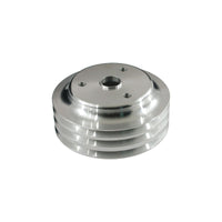 SB Chev Aluminium Crankshaft Pulley 3 Groove suits Long Water Pump