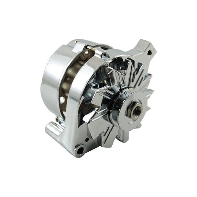 Chrome Ford Autolite Alternator Housing With Pulley
