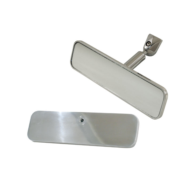 Rectangular Rear View Interior Mirror Smooth Design Polished Aluminium ...