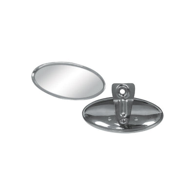 Cal Custom Oval Interior Mirror Street Rod 1933/36 Open Car Style Hot Rod