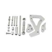 Ford Cleveland Alternator Bracket 302 351 Mid Mount Satin Aluminium, Drivers Side