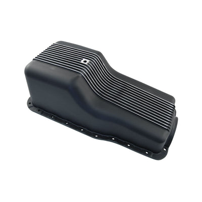 SB Ford Windsor Black Finned Aluminium Oil Pan SBF 289 302