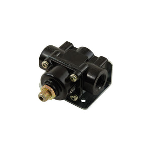 Cal Custom Holley Style 4½ To 9 PSI Adjustable Fuel Pressure Regulator Black