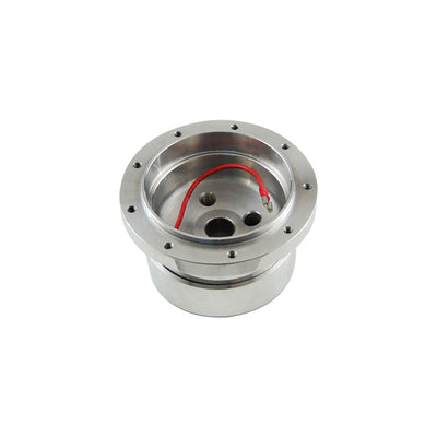 Cal Custom 9 Hole Polished Aluminium Ford Steering Wheel Boss, Suit Mustang 1964-66, Falcon, F100, Bronco