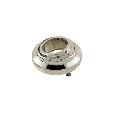 Cal Custom Polished Billet Aluminium Steering Column Floor Swivel Mount For 2" Columns