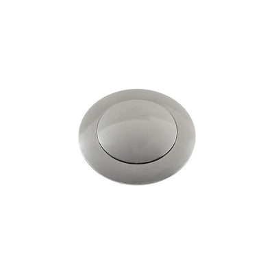 Cal Custom Polished Aluminium Large Smooth Style Horn Button