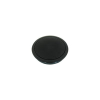 Cal Custom Black Anodised Aluminium Small Smooth Style Horn Button Suits 9 Bolt Steering Wheels