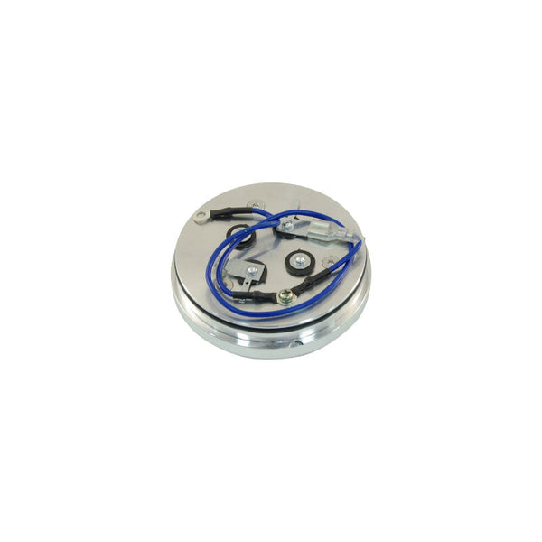 Cal Custom Euro Style Polished Aluminium Horn Button Suits 9 Bolt Stee ...