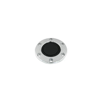 Cal Custom 6 Bolt Steering Wheel Horn Button W/Bolt Holes Polished Aluminium