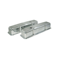 SB CHEV Finned Aluminium SBC Valve Covers Tall Cal Custom 283 327 350 383 400