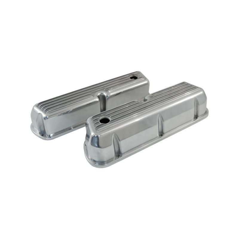 SB Ford Windsor Finned Aluminium Valve Covers Tall Cal Custom 289 302