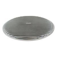 14" Round Air Cleaner Top Full Finned Polished