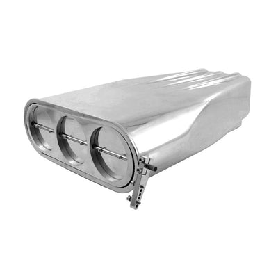 Polished Aluminium Street Scoop To Suit Single Or Dual Carb