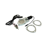 3" Electric Exhaust Cut-Out Motor with Switch - Stainless Steel