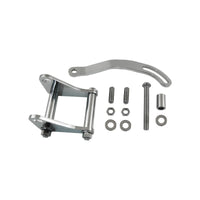 SBC Chrome Low Mount Saginaw P/S Pump Bracket - Suits Short & Long