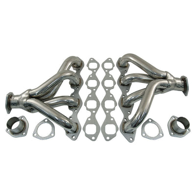 Cal Custom Big Block CHEV Tight Fit Headers Stainless Steel - STD Deck BBC
