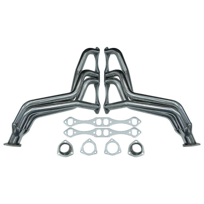 Cal Custom Small Block Chev Fat Fenderwell Headers Stainless Steel